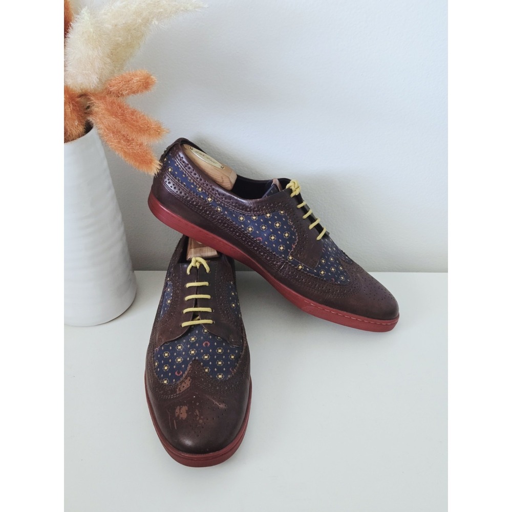 Fred Perry ETON Leather Brogue Wingtip Lace Up Oxfords Men's Size 11